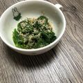 みりん調味料's cooksnap of when they made レンジで☆もやし・小松菜のからし醤油和え.