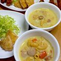 ルぴあ's cooksnap of when they made 豆乳カレースープマメロニ.