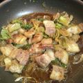 ayako0527's cooksnap of when they made 豚バラブロックと玉ねぎの炒め物.