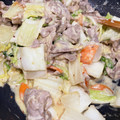 haruao☆'s cooksnap of when they made 簡単　白菜と豚肉の味噌マヨ炒め.