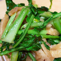 むーむ＊'s cooksnap of when they made カブの葉と油揚げのきんぴら風.