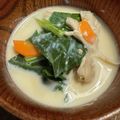59＊Ora's cooksnap of when they made 小松菜としめじとにんじんの豆乳味噌汁.