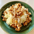 azbjbn's cooksnap of when they made オリーブオイルでサクっと☆納豆おろし餅.