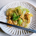 gohanちゃん's cooksnap of when they made レタス大量消費！卵と炒めるだけ♫.