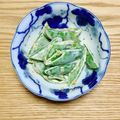 コムギ大好き's cooksnap of when they made スナップエンドウの和え物.
