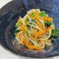 スージー＆ジル's cooksnap of when they made 給食の「三色ナムル」♡定番ほうれんそう.