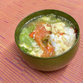 島子☆'s cooksnap of when they made ☆卵とトマトと豆腐のふわふわスープ☆.