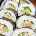 クック7FNN0F☆'s cooksnap of when they made 太巻き・巻き寿しの簡単でキレイな切り方.