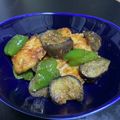 タビＰ's cooksnap of when they made 鶏むね肉なすピーマン豆板醤ピリ辛味噌炒め.