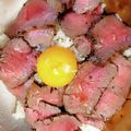 チカッチ's cooksnap of when they made ローストビーフ丼(手作りのタレ).