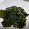 fu♪♪'s cooksnap of when they made 三つ葉とわかめの山葵和え.