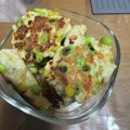 不器用なムサ's cooksnap of when they made レンジで簡単枝豆とコーンのはんぺんバーグ.