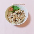 まあまま☆0403's cooksnap of when they made 梅で食べるしめじと挽肉の混ぜごはん.