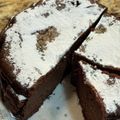 saki1010's cooksnap of when they made バレンタイン♪ベイクドチョコチーズケーキ.
