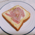 柴犬のお顔☆'s cooksnap of when they made 生卵をポンッ☆エッグマヨ✿トースト.