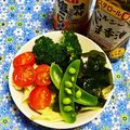 にきけん's cooksnap of when they made サラダをゴマ油＆塩コショウで！.