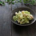 まろんかふぇ's cooksnap of when they made 蒸し鶏とキャベツのマスタードサラダ.