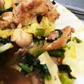 no1642's cooksnap of when they made 鶏もも肉とキャベツのオイスターソース炒め.