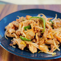 西＊絵子's cooksnap of when they made 簡単！ピーマンともやしの豚キムチ炒め.
