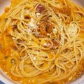 ぴたまま's cooksnap of when they made かぼちゃとベーコンのクリームパスタ.