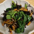 ポメちょん's cooksnap of when they made 小松菜とひじきと人参のナムル.