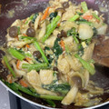うりまる0715's cooksnap of when they made 小松菜とささみの味噌煮.