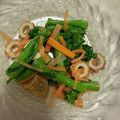 andyhope69's cooksnap of when they made 菜の花とちくわの和え物.