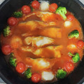ポンポンさっこ's cooksnap of when they made フタして10分！たらのトマトパッツァ.