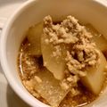 九尾の狐☆'s cooksnap of when they made 大根の煮物～ひき肉あんかけ添え～.