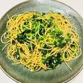 azbjbn's cooksnap of when they made 春菊の柚子胡椒パスタ.