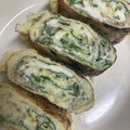 snow012's cooksnap of when they made しらすとパクチーのふわふわ卵焼き☆.