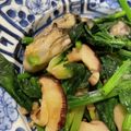 Azurinco's cooksnap of when they made 牡蠣とほうれん草のバター醤油炒め.