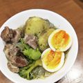 pnyo's cooksnap of when they made 圧力鍋で　豚モモ塊肉とポテトのスープ煮.