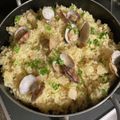 なお321's cooksnap of when they made ストウブ*あさりのピラフ〜フライパンも….