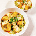 みぽぽ37's cooksnap of when they made 厚揚げと白菜の旨煮☆レンジ3分☆簡単夕食.
