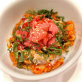 悠LOVE航's cooksnap of when they made まぐろ丼　納豆キムチと薬味のせ.