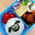 きなこもっちり's cooksnap of when they made キャラ弁☆ひつじのショーン簡単おめめ.