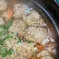 ミツマメ's cooksnap of when they made 寒い季節に！豚つくねスープ鍋！.