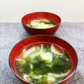 horseland's cooksnap of when they made 玉ねぎとワカメのみそ汁.
