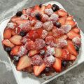 クック0MU036☆'s cooksnap of when they made 簡単！レアチーズいちごタルト.