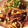 クック☆やーっ！'s cooksnap of when they made 牛肉とごぼうの卵炒め.