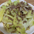 ポメちょん's cooksnap of when they made 合挽き肉とキャベツの回鍋肉風炒め.