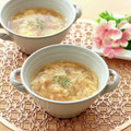 runa10's cooksnap of when they made 生姜が香る❀ふんわりとろ～り中華卵スープ.