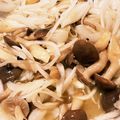 cookcook's cooksnap of when they made しめじとハムのレモンマヨ☆マリネサラダ.