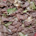 リラックマ1's cooksnap of when they made 白ネギと牛肉のニンニク醤油炒め.