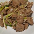 Poochcook's cooksnap of when they made スパイシーなラム肉のクミン炒め.