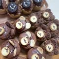 クックNZK1WK☆'s cooksnap of when they made HMで簡単濃厚☆くまチョコマフィン.