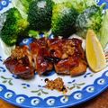 豆田茂夫's cooksnap of when they made 鶏の照り焼き（黒酢入り）.