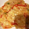 男の子のお母さん★'s cooksnap of when they made 紅ショウガと枝豆のヘルシー豆腐おやき.