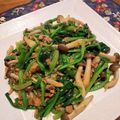 mikosanta's cooksnap of when they made ほうれん草とひき肉の中華炒め.